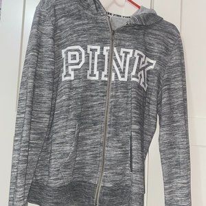 VS Pink Gray Sweater